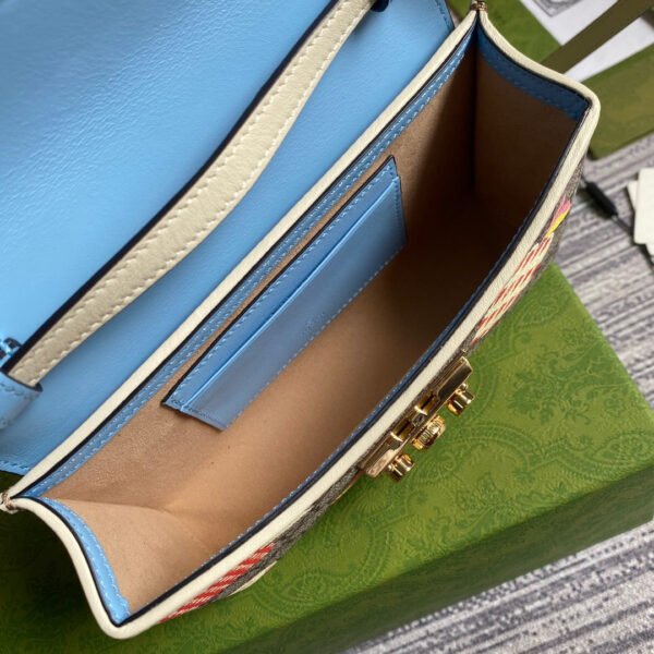 gg Padlock Strawberry Mini Bag Beige For Women, Women’s Bags 7in/18cm gg