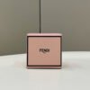 FI Logo Box Keychain Pink Charm Bag For Woman 8cm/3in