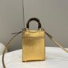 FI Mini Sunshine Shopper Gold For Women, Handbags, Shoulder And Crossbody Bags 7.1in/18cm FF 8BS051AJH7F1GNN