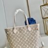 LV Neverfull MM Monogram Empreinte Khaki/Beige For Women,  Tote Bags 12.2in/31cm LV M46102