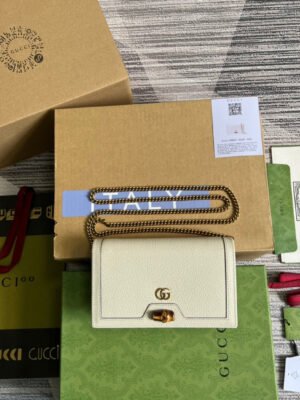 gg Diana Mini Bag With Bamboo White For Women, Women’s Bags 7.5in/19cm gg?