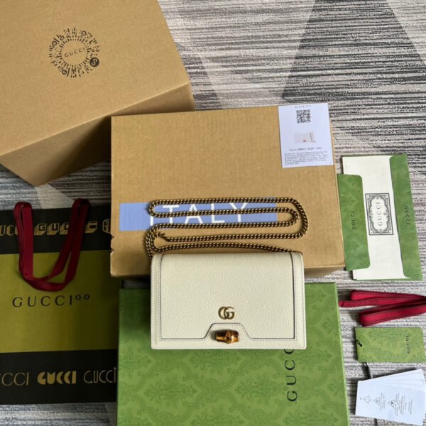 gg Diana Mini Bag With Bamboo White For Women, Women’s Bags 7.5in/19cm gg?