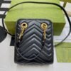gg Marmont Matelasse Mini Bag Black For Women, Women’s Bags 7.5in/19cm gg ?696123 DTDHT 1000