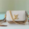 LV Lockme Tender White For Women, Women¡¯s Handbags, Shoulder And Crossbody Bags 7.5in/19cm LV
