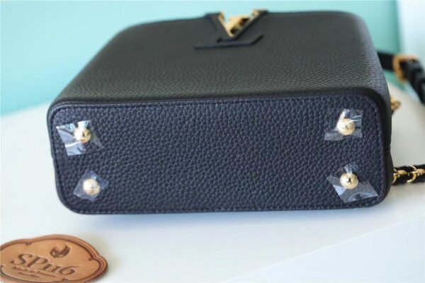 3ef0fcdf LV Capucines Mini Taurillon Black For Women, Shoulder And Crossbody Bags 21cm/8.3in LV