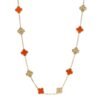 18K Vintage Alhambra 20 Motifs Long Necklace