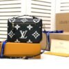 3f2cfcc9-874a-4a8e-a310-80d0fb701907 LV LV Crafty Pochette Metis Monogram Empreinte Black For Women, Women¡¯s Handbags, Shoulder And Crossbody Bags 9.8in/25cm LV M45385