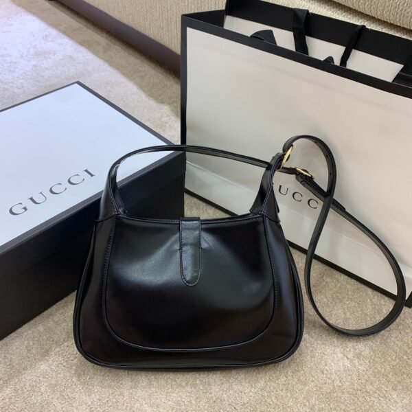 gg Jackie 1961 Small Shoulder Bag Black For Women 10.8in/27.4cm gg ?636709 10O0G 1000