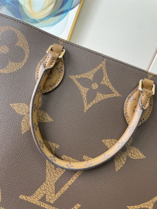 LV OnTheGo GM Tote Bag Monogram And Monogram Reverse Canvas For Women, Women¡¯s Handbags 16.1in/41cm LV M44576