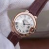 BALLON BLEU DE  LADIES 33MM V6 FACTORY 18K ROSE GOLD CASE WHITE DIAL