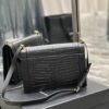 YSSL Gaby Satchel Bag In Black With Gold Toned Hardware For Women 10.2in/26cm YSl 695724DZEUW1000