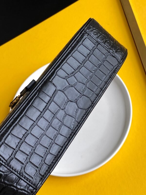 YSSL LE 5 ¨¤ 7 Hobo Bag Black In Embossed Material For Women 9in/23cm YSL 657228DZESW1062