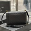 YSSL Gaby Satchel Bag In Black With Gold Toned Hardware For Women 10.2in/26cm 6688631EL071000