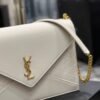 YSSL Gaby Chain Bag White With Gold Hardware For Women 10.4in/27cm YSL