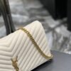 YSSL Kata 99 Chain Bag White With Gold Hardware For Women 10.2in/26cm YSL