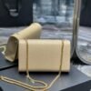 YSSL Kata Medium Chain Bag Beige With Tassel For Women 9.4in/24cm YSL