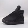 Rick Owens Black High-Top Wrap Sneakers
