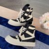 Rick Owens Geobasket Sneakers - Black and White