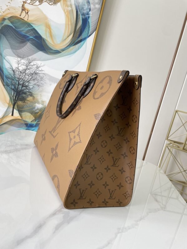 LV OnTheGo GM Tote Bag Monogram And Monogram Reverse Canvas For Women, Women¡¯s Handbags 16.1in/41cm LV M44576
