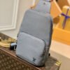 LV Avenue Sling Bag Taiga Grey For Men, Bags, Crossbody Bags 12.2in/31cm LV M30801
