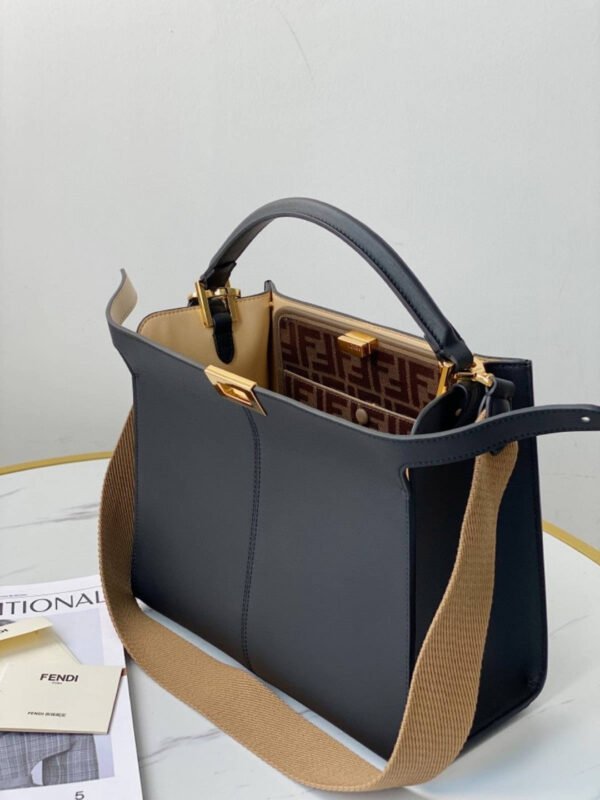 FI Peekaboo X-Lite Tote Medium Navy Blue Bag For Woman 30cm/12in