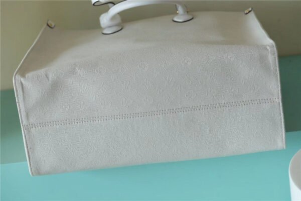 43ab3d5c LV Onthego GM Monogram Giant And Raffia White/ Yellow For Women, Shoulder And Crossbody Bags 41cm/16.1in LV M20815