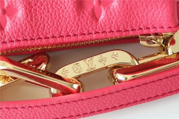 LV Coussin BB Grain Fluo Pink For Women, Women¡¯s Bags, Shoulder And Crossbody Bags 8.3in/21cm LV M20750