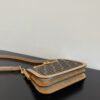 FI Touch Brown FF Fabric Bag For Woman 19cm/7.5in 8BT349AGY6F1FSM