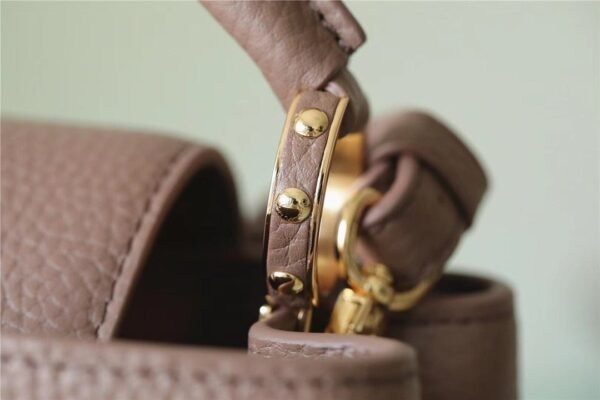 4449266a LV Capucines BB Taurillon Light Brown For Women, Shoulder And Crossbody Bags 26cm/10.6in LV