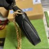 gg Jackie 1961 Lizard Mini Bag Black For Women, Women’s Bags 7.5in/19cm gg ?675799 LUZ0G 1000