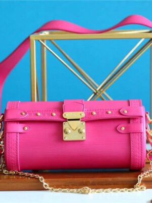 LV Papillon Trunk Epi Pink For Women, Women¡¯s Bags, Shoulder And Crossbody Bags 7.5in/19cm LV