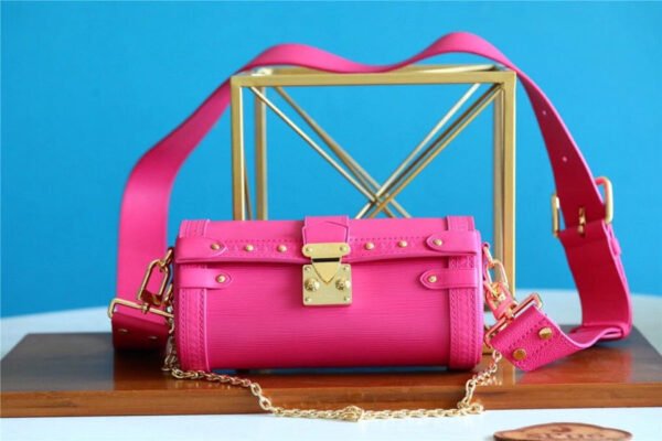 44917b4b LV Papillon Trunk Epi Pink For Women, Women¡¯s Bags, Shoulder And Crossbody Bags 7.5in/19cm LV