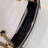 FI Baguette Chain Black and White Bag For Woman 19cm/7.5in
