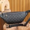 LV Discovery Bumbag PM Monogram Eclipse Canvas For Men, Bags, Belt Bags 17.3in/44cm LV M46035