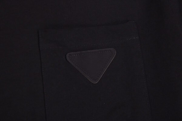 Prada Logo Pocket T-Shirt (Black)