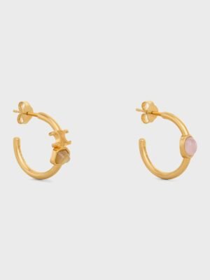 18K Triomphe Indie Hoops Earrings