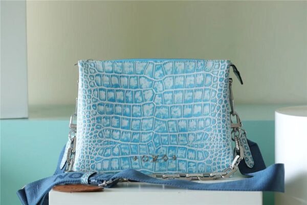 LV Coussin PM High Shiny Alligator Light Blue For Women,  Shoulder And Crossbody Bags 10.2n/26cm LV?
