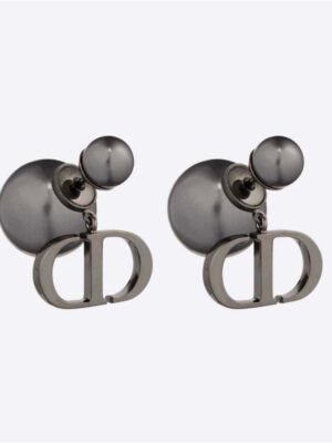 18K CD Tribales Grey Pearl Earrings