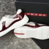 PRADA AMERICA'S CUP BURGUNDY WHITE