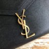 YSSL Cassandra Flap-Front Crossbody Bag Black For Women 8.7in/22cm YSL?