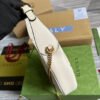 gg Marmont Half Moon Shaped Mini Bag White For Women, Women’s Bags 8.5in/22cm gg ?699514 DTDHT 9022