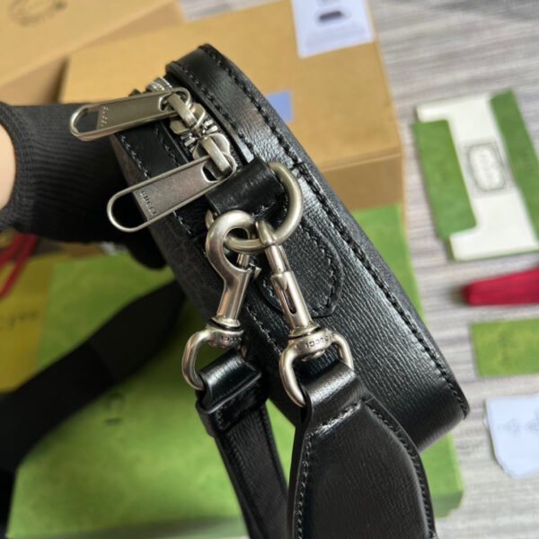 gg Shoulder Bag With Interlocking G Black gg Supreme Canvas For Women? 9.6in/24.5cm gg 703468 92THF 1000