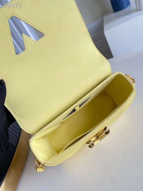 LV Twist MM Ginger Yellow For Women, Women¡¯s Handbags, Shoulder And Crossbody Bags 9.1in/23cm LV