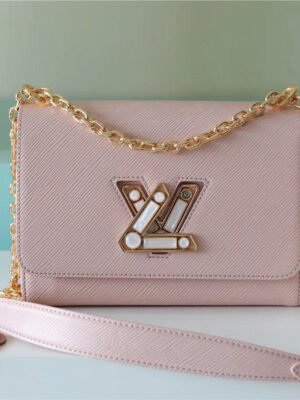 LV Twist MM Epi Light Pink For Women,  Shoulder And Crossbody Bags 9.1in/23cm LV