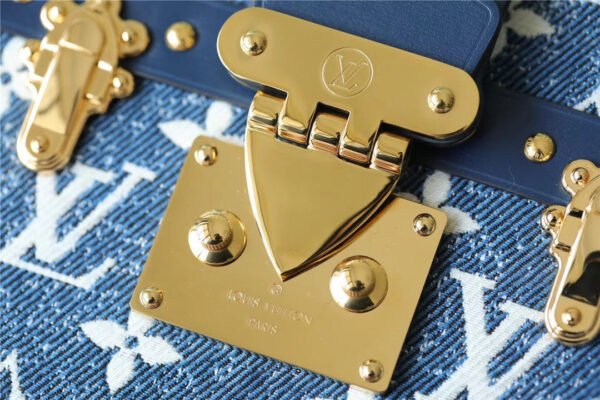 49fcd4a1 LV Petite Malle Jacquard Since 1854 Blue For Women, Women¡¯s Handbags, Shoulder Bags And Crossbody Bags 7.5in/19cm LV?