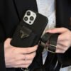 Pra Crossbody Leather iPhone Case