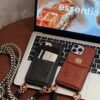 Loe Card Holder Leather iPhone Case