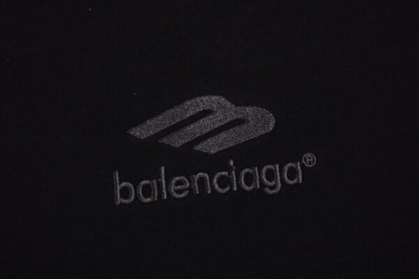 BALENCIAGA LOGO LONG SLEEVE SHIRT BLACK