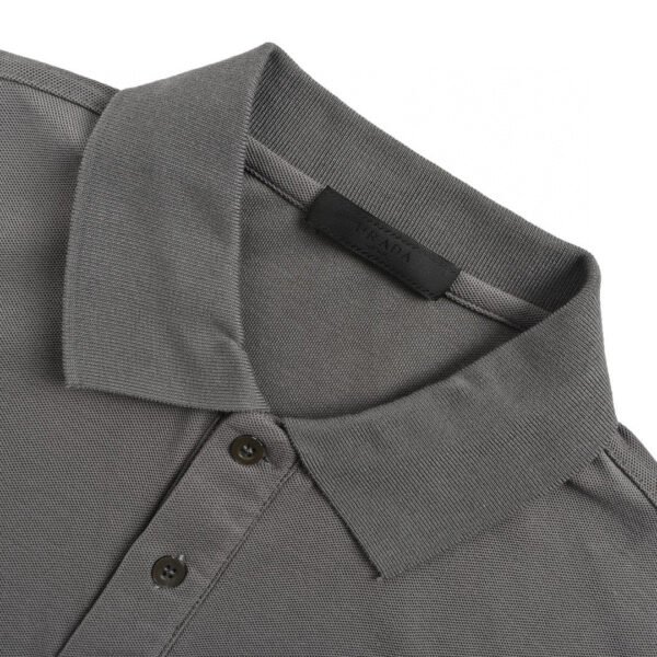 4_6dc99c6e-3ba8-401f-bea4-c9bdec3b26b7 Prada Classic Grey Polo Shirt