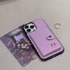 H Leather Card Holder iPhone Case